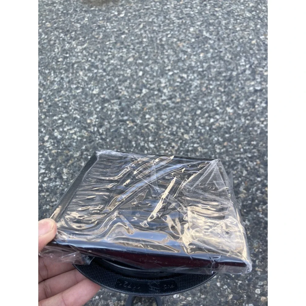 Square Shower Floor Drain Matte Black 6
